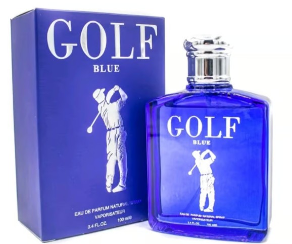 GOLF BLUE BY SECRET PLUS FOR MEN - 3.4 FL OZ / 100 ML - EAU DE PARFUM - NEW SEALED BOX