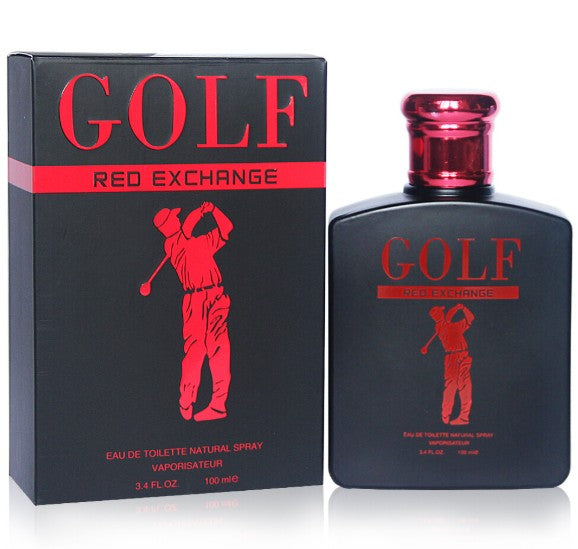 GOLF RED EXCHANGE BY SECRET PLUS MENS 3.4FL.OZ 100ML -EDT- (BRAND NEW)