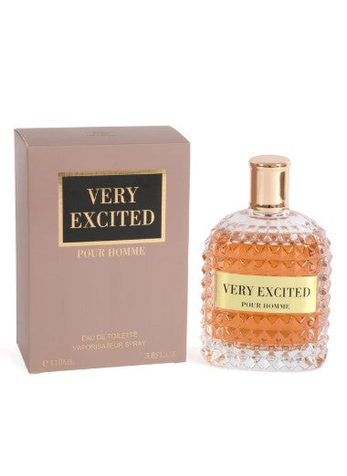 VERY EXCITED SPRAY COLOGNE BY EBC EAU DE TOILETTE FOR MEN - 110ML/3.8 FL.OZ.