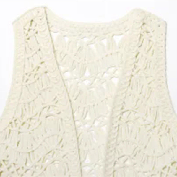 Women's All-match Shell-decorated Knitted Vest