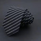 Thickened Sanded Fabric Hand Hit Men's Business Fashion Striped Solid Color Tie Cotton Formal Wear