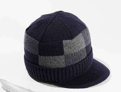 Middle-aged And Elderly Knitted Dad Grandpa Ear Protection Hat