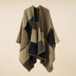 Casual Plaid Oversized Scarf Cashmere Women
