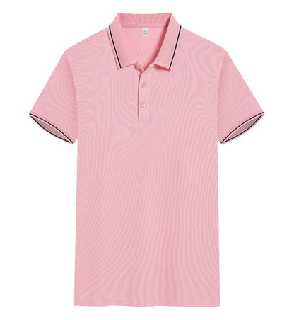 Polo Shirt Short Sleeve Lapel Printing Overalls