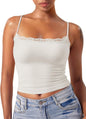 Women's Lace Camisole Square Collar Sexy Sleeveless Top