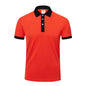 Men's And Women's Business Work Clothes Lapel T-shirt