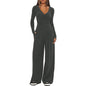 Cross-border Amazon Hot Loose Wide-leg Pants Casual And Comfortable Suit
