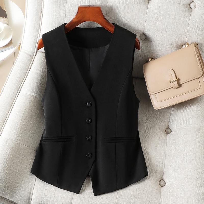 Fashion Design Sense Wild Vest Slimming Workplace Vest
