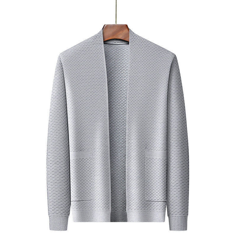Men's Knitted Cardigan Sweater Coat