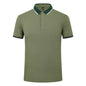 185g Elastic Fiber Di Skin Cotton Polo Shirt Color Matching