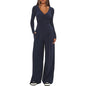 Cross-border Amazon Hot Loose Wide-leg Pants Casual And Comfortable Suit