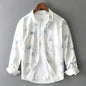 Trendy Printed Shirt Long Sleeve Men's Fashion Casual All-matching