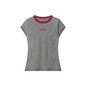 Casual Simple Round Neck Short Sleeve Women Alphabet Embroidery Niche