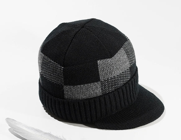 Middle-aged And Elderly Knitted Dad Grandpa Ear Protection Hat