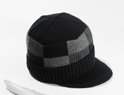 Middle-aged And Elderly Knitted Dad Grandpa Ear Protection Hat