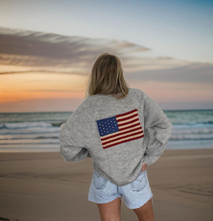 Knitted Long Sleeve Button Cardigan Fashionable Jacket
