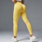 Peach Hip Tight Mid Waist Yoga Pants Hip Lifting Running Fitness