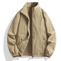 Casual Stand Collar Men's Top Outdoor Large Size Workwear