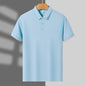 Summer Work Clothes Polo Shirt Ice Ion Single Collar Lapel Breathable Comfortable