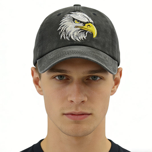 Embroidered Bald Eagle Head Hats