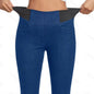 Fleece Padded Jeans Women's Slim Fit All-matching Skinny Pants