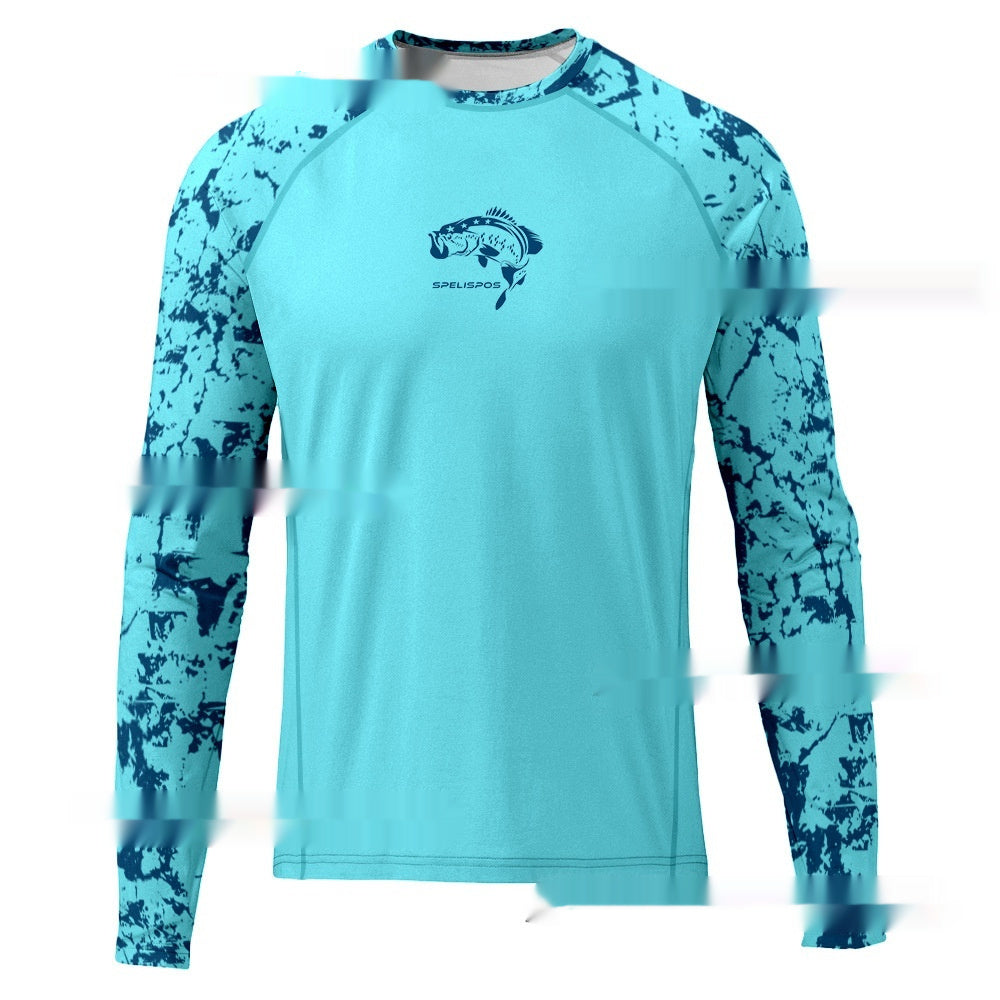 Men's Sun-proof And Breathable Long Sleeve Hood T-shirt