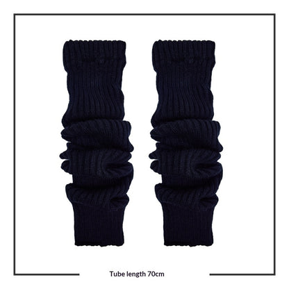 70cm Long Tube Stacked Knitted Socks