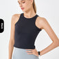 Double-layer Round Neck Sleeveless Cloud Soft Vest