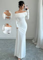 Women's  Off-shoulder Fashion Slim Temperament Sexy Sheath Dress