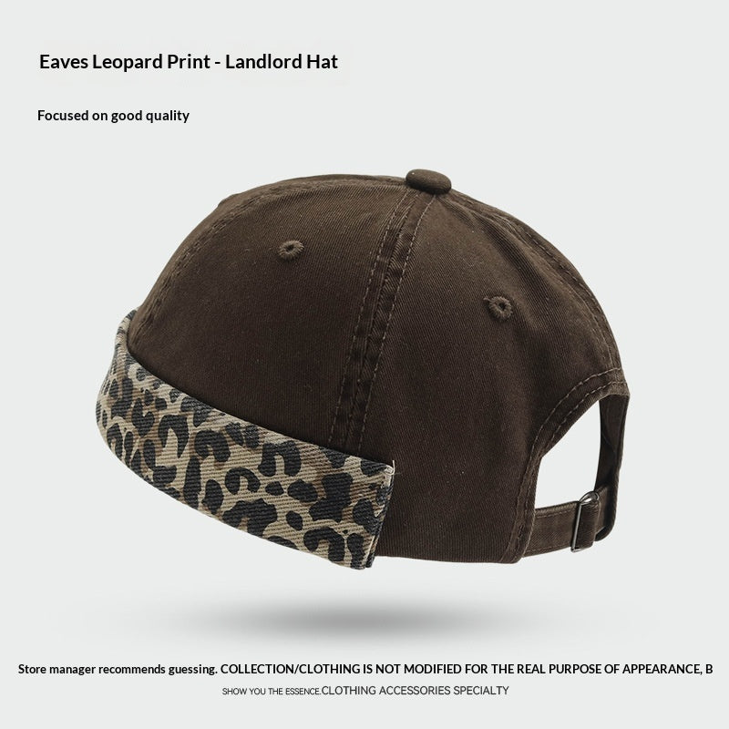 American-style Niche Leopard-print Streetwear Hat