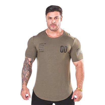 Summer Sports And Leisure Tight-Fitting Short-Sleeved T-Shirt