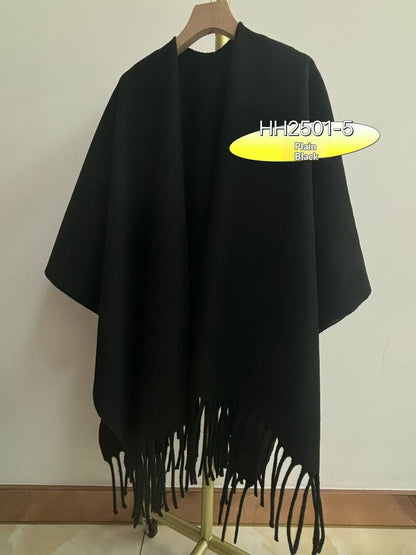 Fashion Retro High-end Travel Warm Outerwear Cloak Cape