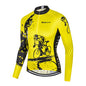 Long sleeved bicycle cycling suit