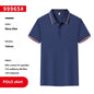 Embroidered Short Sleeved Polo Shirt With Collar For Workwear