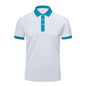 Men's And Women's Business Work Clothes Lapel T-shirt