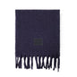 Solid Color Fringe Wool Scarf Women's Thickened Warm Neck Wrap