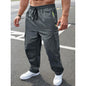 Mens Casual Workwear Pants With Loose Fit And Large Pockets