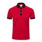 Men's And Women's Business Work Clothes Lapel T-shirt