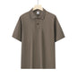Honeycomb Mesh Beaded Cotton Casual Short Sleeve