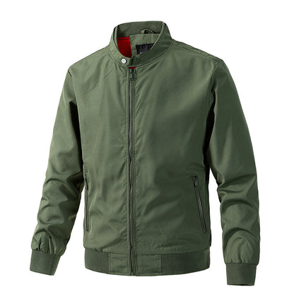Men's Jacket Thin Plus Size Simple Flight Jacket