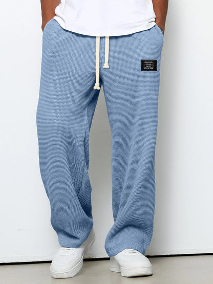 Men's Spring And Autumn Fashion Brand Loose Drooping Straight Exercise Casual Pants