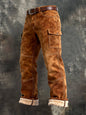 Punk Men's Vintage Work Pants