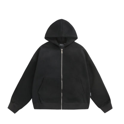 Solid Color Back Small Bag Design Cardigan Coat Outerwear