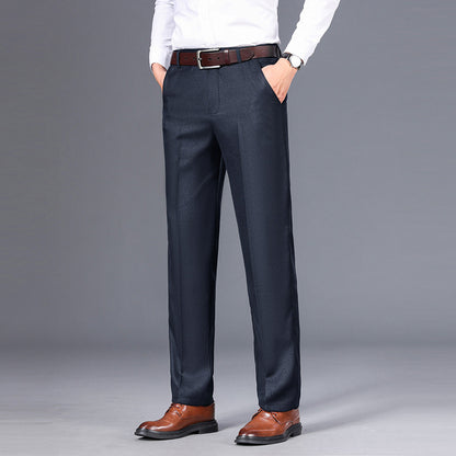 New AutumnWinter Mens Business Straight-Cut Casual Dress Trousers