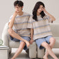 Outdoor Wear Loose Short-sleeved Shorts Couple Pajamas