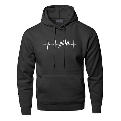 Men's Polyester Fiber Compass Hoodie