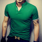 Oversized sporty muscle short-sleeved t-shirt