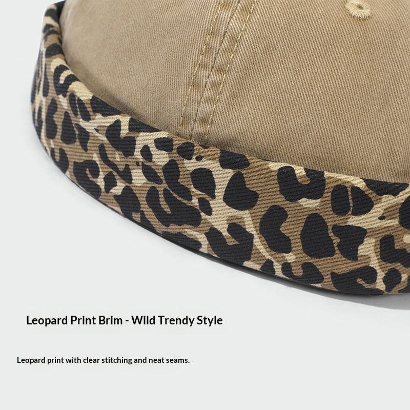 American-style Niche Leopard-print Streetwear Hat