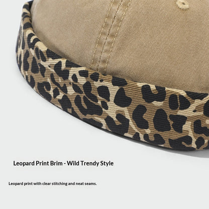 American-style Niche Leopard-print Streetwear Hat