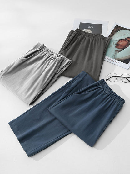 Langsha Cotton Loose And Comfortable Home Men's Sleeping Pants